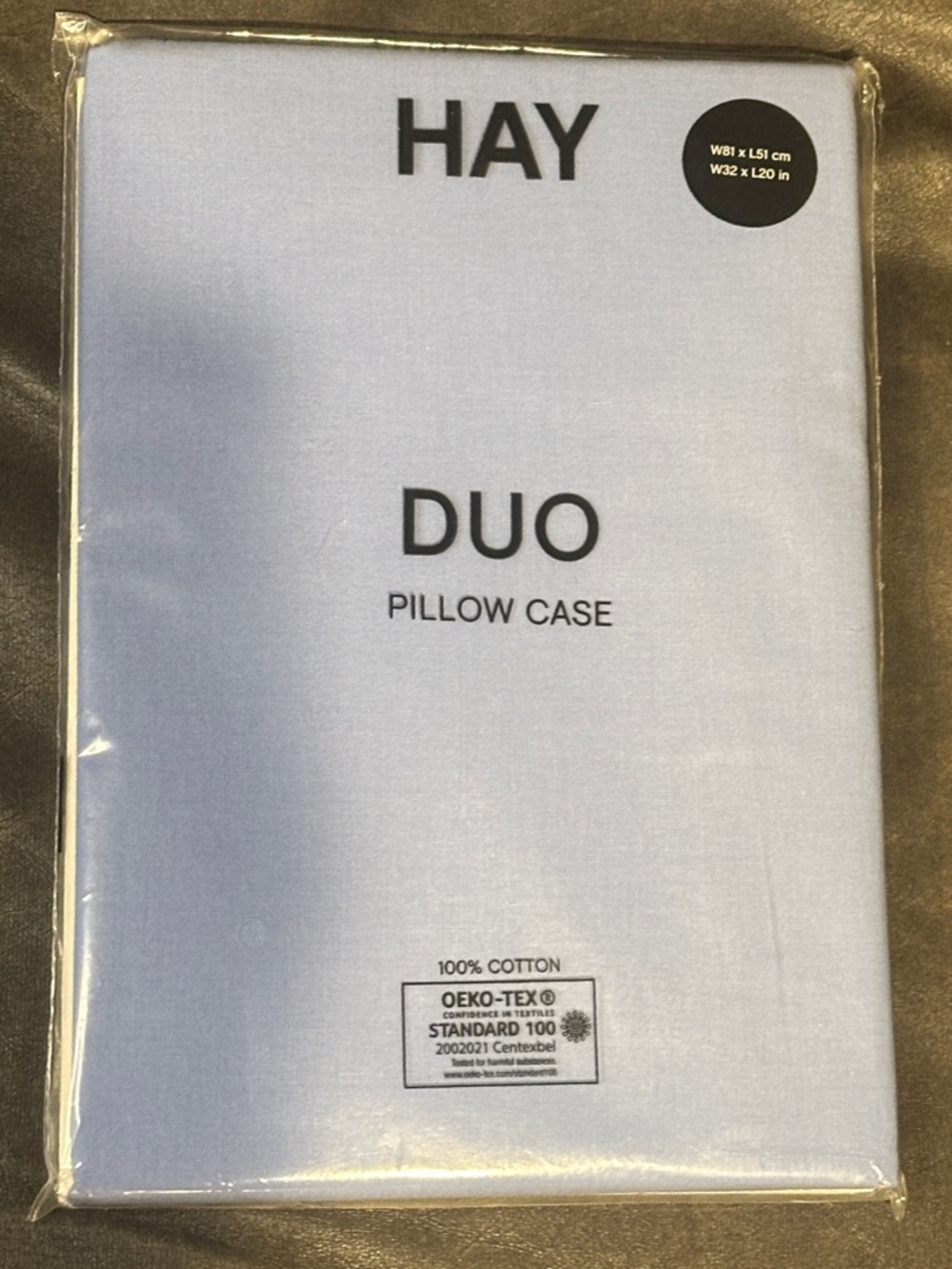 HAY Duo Pillow Case — Blue
